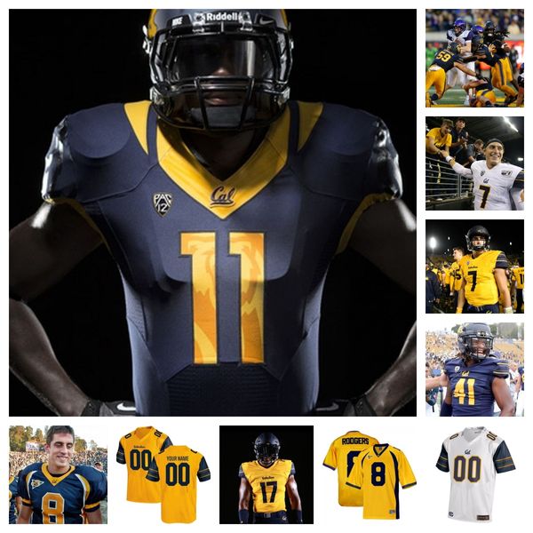 California Golden Bears Fußballtrikot 16 Mason Mangum 91 Ricky Correia 97 Tiumalu Afalava 54 Frederick Williams III 92 Myles Williams 41 Isaiah Young