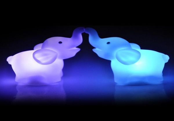 2 pzlotto elefante che cambia colore lampada della luce notturna a led decorazione della festa nuziale forniture artigianato creativo fata giardino6340902