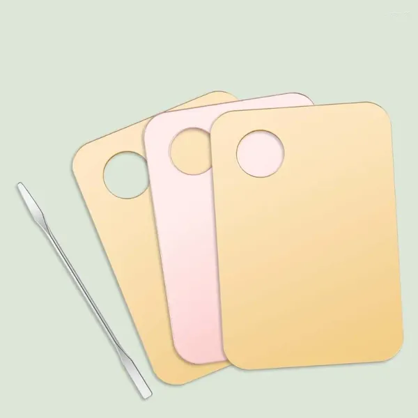 Наборы для дизайна ногтей Учебный лак для тонирования Палитра для практики Цветная лопатка Стержень для смешивания основы
