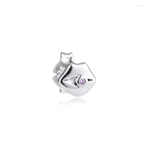 Ohrstecker Authentisch 925 Sterling Silber Mini Für Frauen Lippen Einzelner Ohrring Niedlich Romantische Party Schmuck Geschenk Brincos