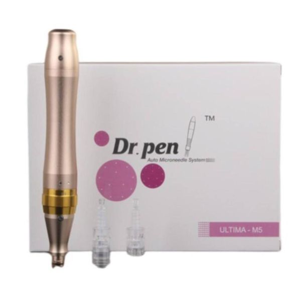 Беспроводная машина Drpen M5W Gold Derma Pen, электрическая машина с микроиглами Dermapen для ухода за кожей, ролик с микроиглами для красоты1998129