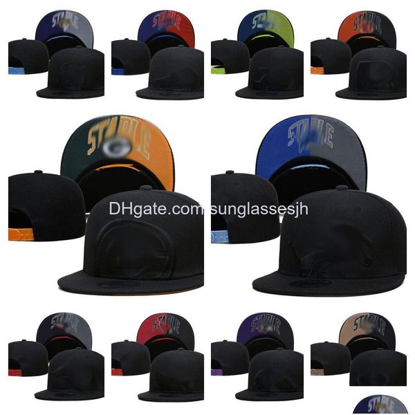 Cappellino da baseball di design all'ingrosso Snapbacks Tutti i cappelli sportivi di squadra Snapback Ricamo Maglia di cotone Lettera Berretti da calcio Classico