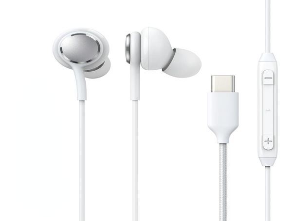 Portátil com fio tipo c fone de ouvido estéreo fones com microfone para samsung s10 s20 plus s21 ultra usbc earphones6215162