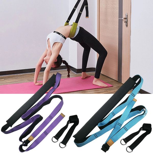 Widerstandsbänder, Yoga-Gürtel, Taille, Rücken, Wirbelsäule, Bein, Dehnungsgurte, Dehnungshilfe, Trainer, Trainingsseil für Fitness, Gymnastik, Tanz, Ballett, 231024