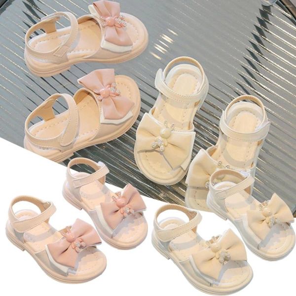 Sandalen Mädchen Mode Sommer Koreanische Ausgabe Baby Weiche Sohle Niedliche Schleife Wasser Für Kinder 7 Kleinkind Mädchen