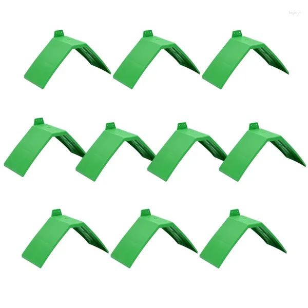 Outros suprimentos de pássaros 10 pcs plástico pombo v poleiros quadro pombos verdes descanso suporte para casa habitação suporte gaiola acessórios