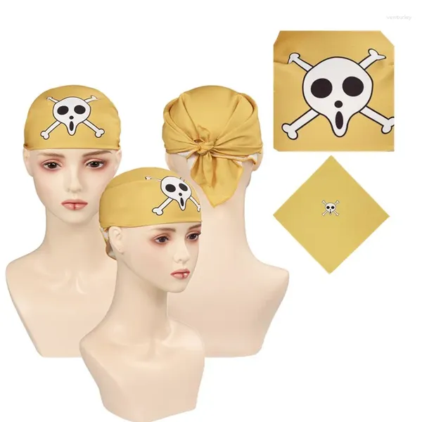 Articoli per feste TV One Cos Piece Infanzia Usopp Cosplay Fascia Sciarpa Accessori per costumi di carnevale di Halloween Prop per uomini e donne