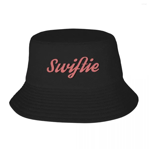 Berets Swiftie Bucket Hats Panamahut Kinder Bob Cool Fisherman Summer Beach Fishing Unisex Caps