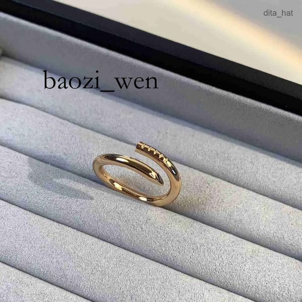Designer chave parafuso anel de ouro midi titânio liga de aço banhado a ouro sterling sier designer jóias promessa anel masculino