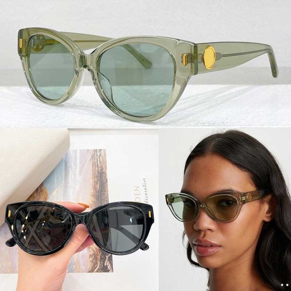 MILLER Cat Eye Frame Sunglasses TY7168U Acetato Fibra Moda Vintage Frame óculos de sol senhoras designers Mirror Legs com Double T Logo Womens Party Glasses