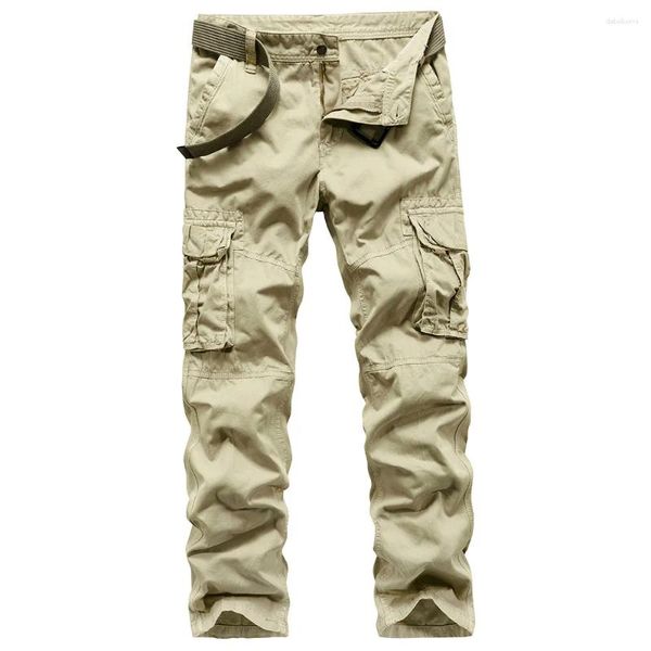 Tute da uomo Elmsk Salopette militare multitasche Pantaloni casual oversize in cotone Sport all'aria aperta da Europa e America Amazon