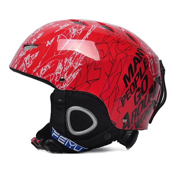 Caschi da sci Casco da esterno Casco di sicurezza Sci Snowboard stampato integralmente Pattini a rotelle Ciclismo Campeggio per bambini 231024