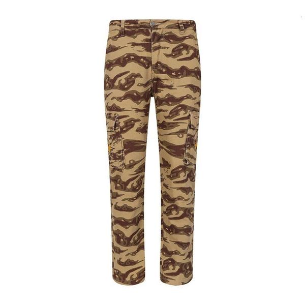 Lila Jean Amiiris Designer Jeans Herrenmode American Street Hip Hop Camo Arbeitskleidung Hosen Herren Slim Fit Lässige Füße