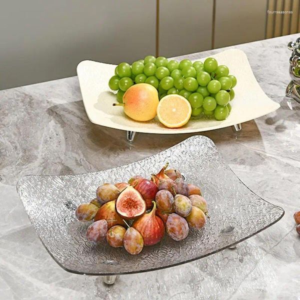 Pratos para servir bandeja decorativa design versátil lanche bolo prato de frutas sushi café da manhã sobremesa seca