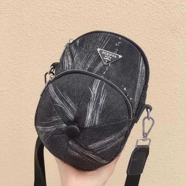 Модная дизайнерская шляпа, женская сумка через плечо, мягкая кожаная сумка через плечо, женская забавная маленькая сумочка и кошелек