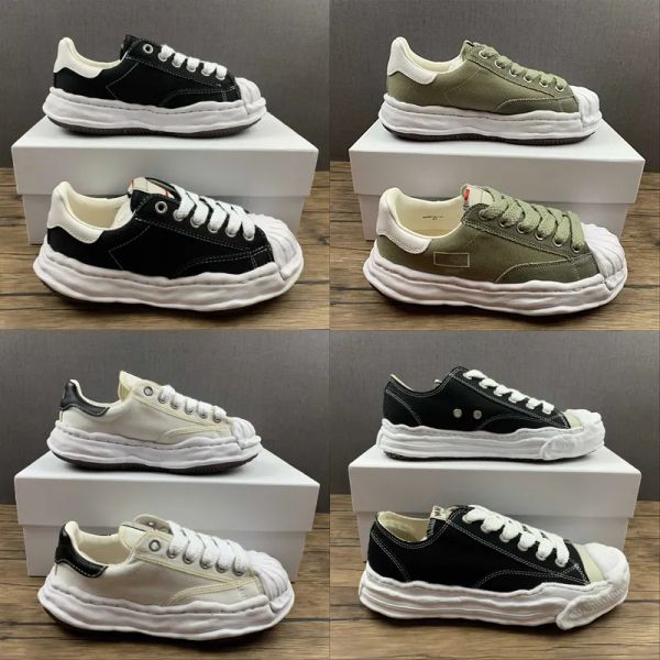 Co MMY Dissolving Shoes Designer-Freizeitschuhe Mihara Yasuhiro Yu Wenle Lovers Daddy Sneaker mit dicken Sohlen Blakey High Low Cut Canvas Shoe Shell Skate STC Sneakers Damen