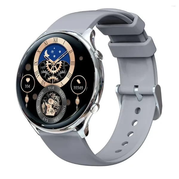 Orologi da polso G37 Smart Couple Watch Schermo rotondo Chiamata Bluetooth Frequenza cardiaca Ossigeno nel sangue Monitoraggio del sonno Promemoria messaggio Esercizio