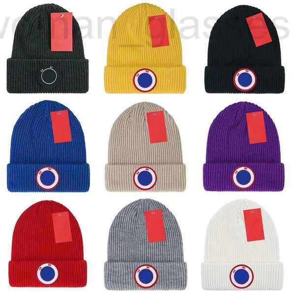 Beanie/Kafatası Kapakları Tasarımcı Kanada Knited Hat Luxury Beanie Cap Kış UNISEX LOGO KABI KABI YÜLLERİ KOMPLİKLERİ 18 RENK 4364