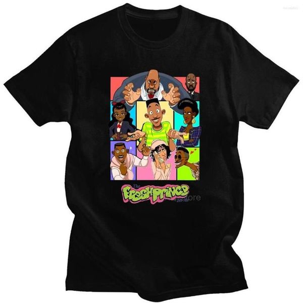 T-shirt da uomo Arrivo Awesome The Fresh Prince Of Bel Air T-shirt in cotone Nice Homme Abbigliamento Moda Tee Uomo Marca Casual326k