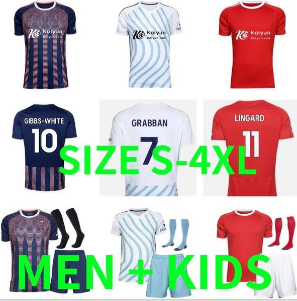 Männer Kinder Kit 23 24 Nottingham Fußballtrikots Forest 2023 2024 Camiseta Worrall MBE SOH LOLLEY MCKENNA ARRER Fußballtrikots Top Thailand Qualität Maillot de Foot