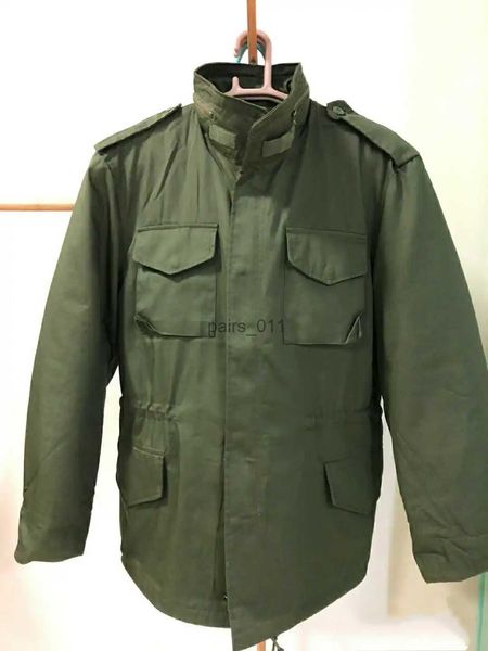 Мужские куртки Роскошные мужские армейские полевые куртки M65 с мягкой подкладкой, уличная хлопковая парка, весна-осень-зима, походы, охота, набивные куртки 3 в 1 YQ231025