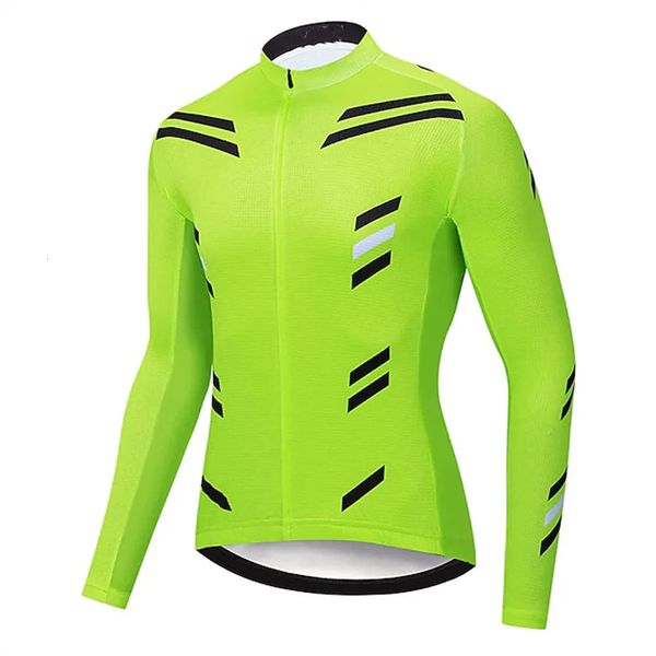 Outros artigos esportivos Poliéster Design Quick Dry Jersey Homens Top Mountain Cycling Manga Longa Personalizado Sublimação Equitação Bicicleta 231024