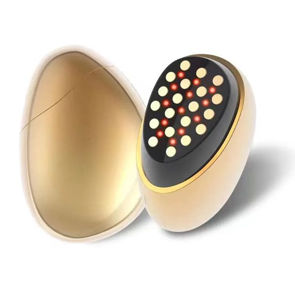 Beleza Microneedle rolo colágeno regeneração massageador EMS instrumento levantamento de luz vermelha apertar canhão máquina de rejuvenescimento da pele 231024