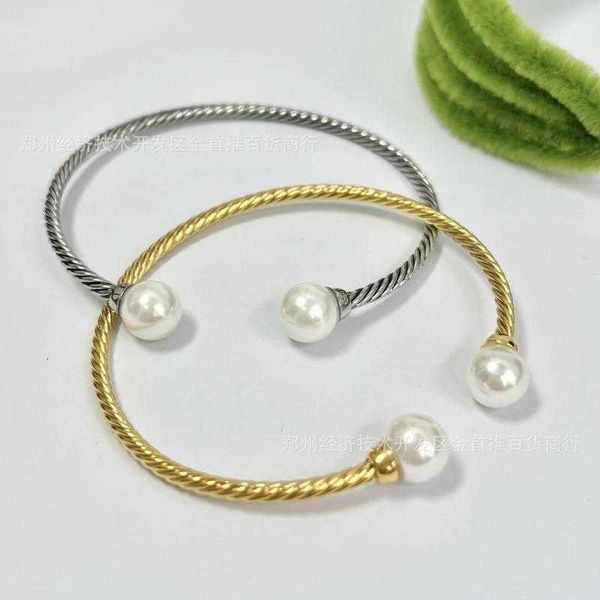 Designer-Klassiker-Schmuck, DY-Armband, verdreht, modischer Charme, Schmuck für Damen, Dy, modisches Perlen-Armband, Kunsthandwerk, Schnellverkauf, Weihnachtsgeschenk, Modeschmuck