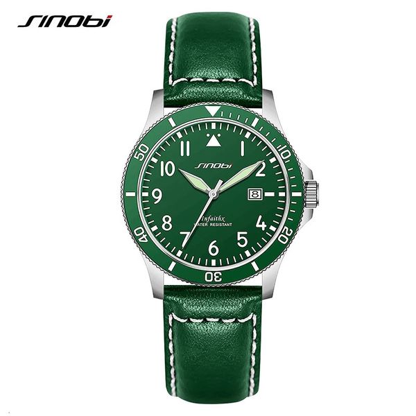 Orologi da polso SINOBI Arrivo Infaith da uomo Orologi Top Brand In acciaio S Uomo Quarzo Maschile Lancette luminose Montre Homme 231025