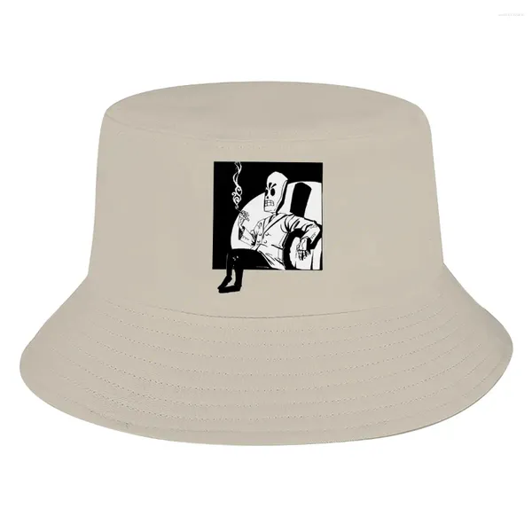 Beralar Grim Fandango Buck Hat Retro Erkek Kadınlar Balıkçı Kapağı Hip Hop Beach Güneş Balıkçı Şapkalar