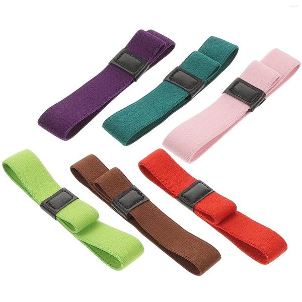 Louça 6 Pcs Bento Box Strap Creative Straps Elastic Kids Empilhável Lanche Reutilizável Senior Sash Fixação Premium