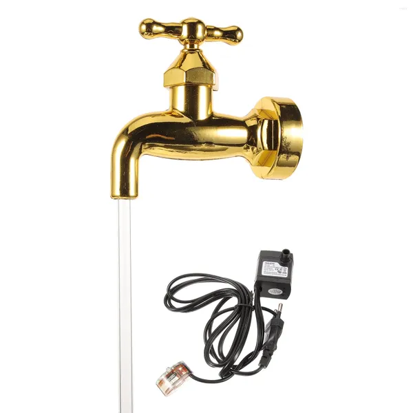 Gartendekorationen Zarte Brunnendekoration Dekoratives unsichtbares Wasser Außengießkanne Home Courtyard Spigot