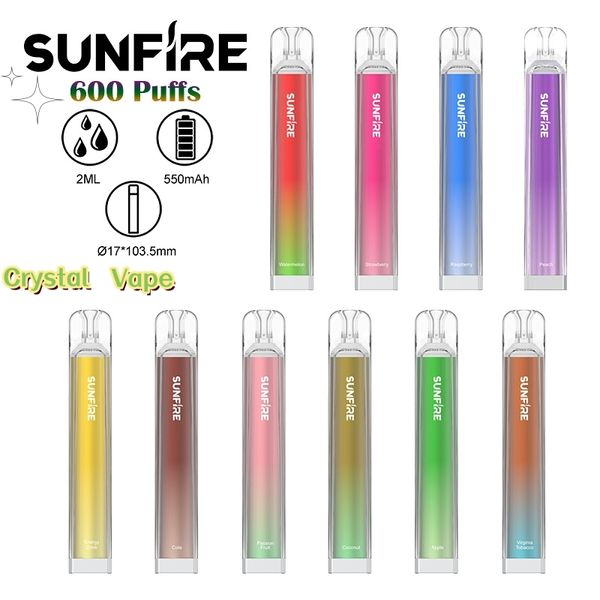 Novos chegados Cool 600 Pufos Vape Puffbar FRUTOS RÁPIDOS DE FRUTOS DE