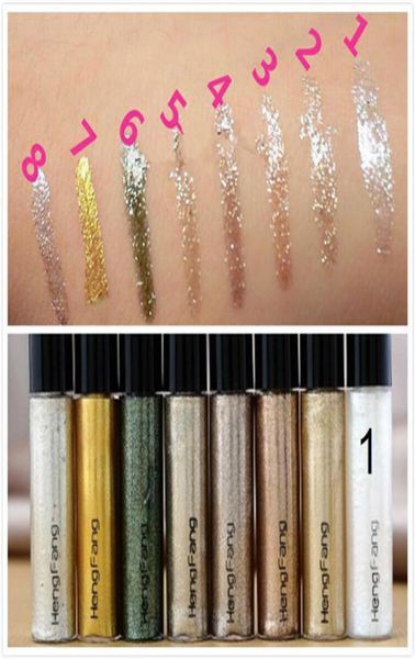 WholeProfessional Cosméticos Brilhante Bronzer Ouro Sombra de Olho 7 Cores Sombra Shimmer Glitter Brilhante Maquiagem maquiagem 9556124