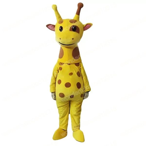 2024 desempenho girafa trajes da mascote carnaval presentes de halloween unisex adultos fantasia jogos roupa férias ao ar livre publicidade roupa terno