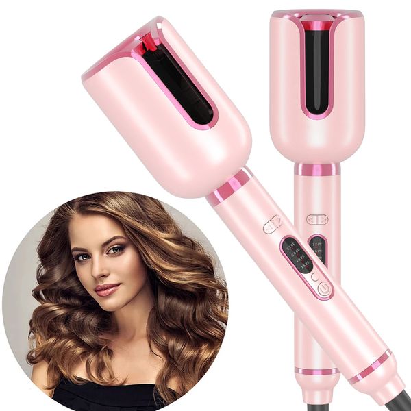 Curling Irons Modelador de cabelo automático Auto Curling Irons Wand Rotating Curling Wand Electric Hair Curlers Krultang Automatisch Hair Styling Tool 231024