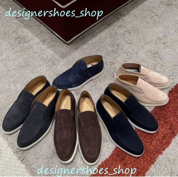 Open Walk Wildleder-Sneaker-Schuhe Damen-Lederschuhe Herren-High-Top-Slip-on-Casual-Walking-Flats klassische Stiefeletten aus 100 % echtem Leder Luxuriöse Kleid-Fabrikschuh-Loafer