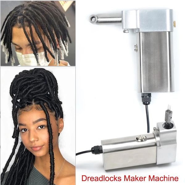 Konnektörler 3 İğne Dreadlocks Tığ işi için araçlar Yapma Saç uzantısı DIY Örgü Saç Paslanmaz Çelik Mini Dreadlocks Makine Makinesi 231025