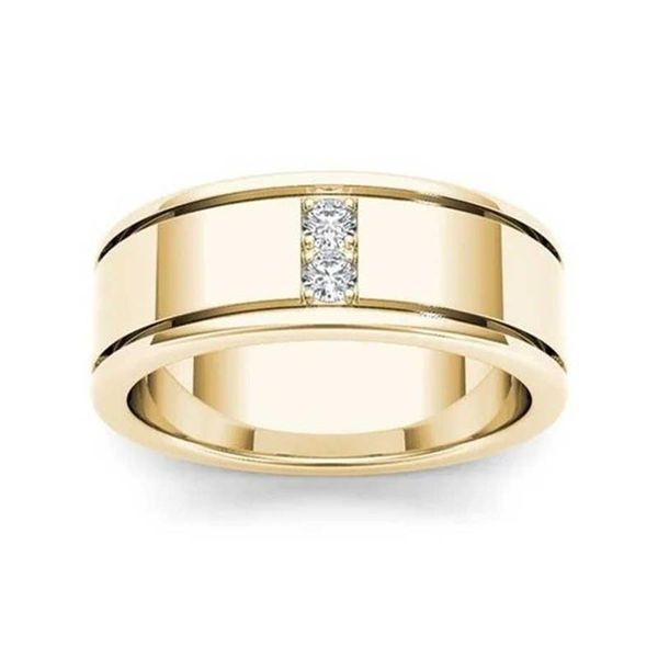 Кольцо из желтого золота 14 карат с бриллиантом FL для мужчин и женщин, классическое кольцо Anillos De Bizuteria, свадебное ювелирное кольцо из 14 каратного золота для мужчин, Gemstone253f