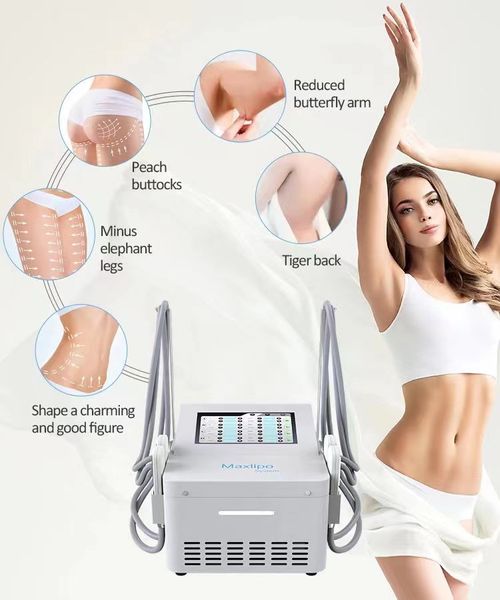 Nicht-invasive Cyro EMSlim 4 Kühlpads, Cellulite-Entfernung, Fettgefrierplatte mit EMSlim SPA Home Beauty Machine