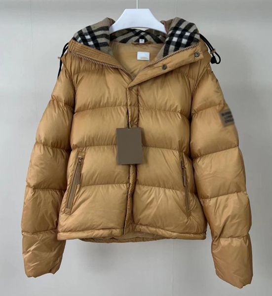 Herren-Designer-Daunen-Damen-Wintermantel, dicker Herrenmantel, Oberbekleidung, Jacke, Reißverschluss mit Buchstaben S-5XL, asiatische Größe, Logo, Gummimaterial. Die Ärmel sind abnehmbar