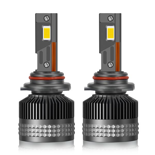 2 pçs led h4 lâmpadas do farol do carro h1 h7 h8 h9 h11 faróis kit 9005 hb3 9006 hb4 condução automática correndo lâmpada led 75000k 200w 32v