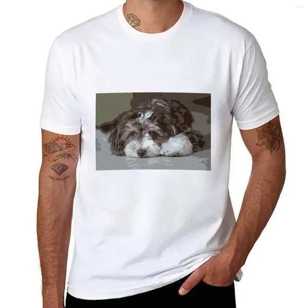 Polo da uomo T-shirt per cagnolino carino Abiti estetici Magliette divertenti T-shirt per tifosi sportivi Vuote per uomo