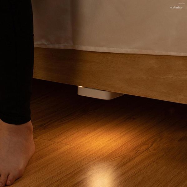 Sensor de movimento da lâmpada da luz das luzes da noite para o corredor do quarto da cozinha