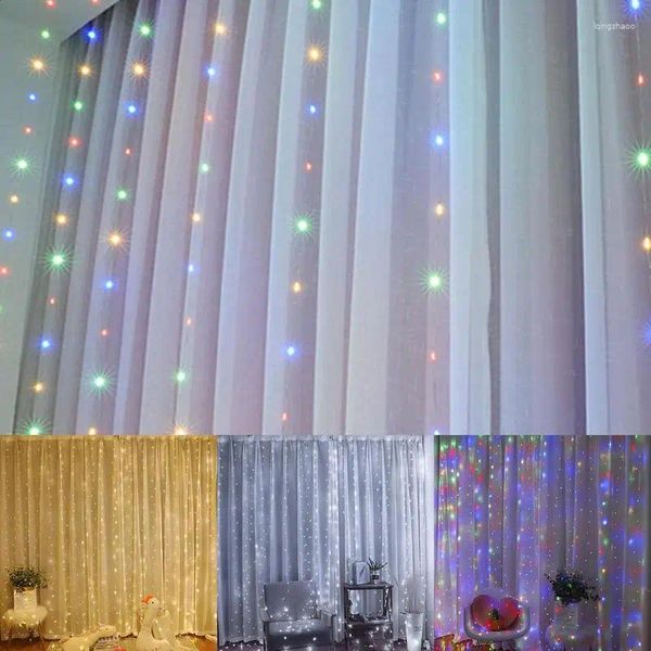 Cordas LED String Luzes Cobre Fio De Prata Garland USB Luz À Prova D 'Água Fada Para Festa De Casamento De Natal Decoração De Casa