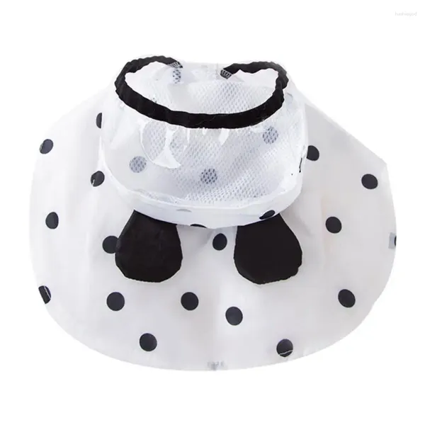 Abbigliamento per cani Comodo poncho antipioggia Giacca regolabile Design con orecchie 3D Cappello a tesa larga antipioggia