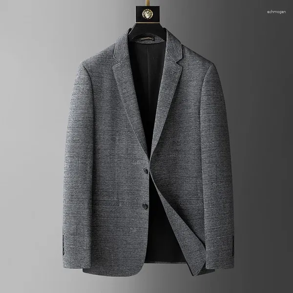 Abiti maschili di alta qualità Tratta in tessuto che affollano singolo West Smart Casual Spring e Blazer autunno.