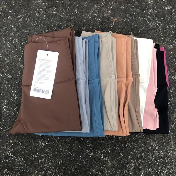 Pantaloni attivi Tinta unita Donna Allenamento Jog Pantaloni sportivi Fitness Vita alta Yoga Legging Reggiseno da palestra Completo coordinato Compressione Nessuna traccia Lycra del piede