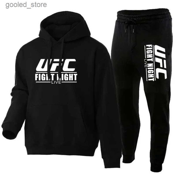 Erkeklerin Trailtsuits 2020 Yabancı Çoğaltma Ticaret Moda Markası MMA Baskılı Erkek Kadın Kazak Hoodie Set Kalınlaşmış Günlük Çok Yönlü Spor Giyim Q231025