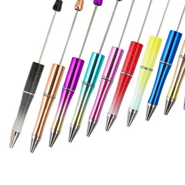 Pezzi di penne creative con perline, per lavori scolastici e per ufficio
